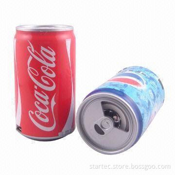 Zip-top Can Design Speaker, Wonderful for Coca-Cola and Pepsi-cola Fans